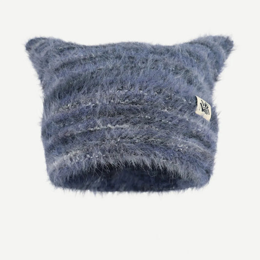 Soft Cat Beanie Gray