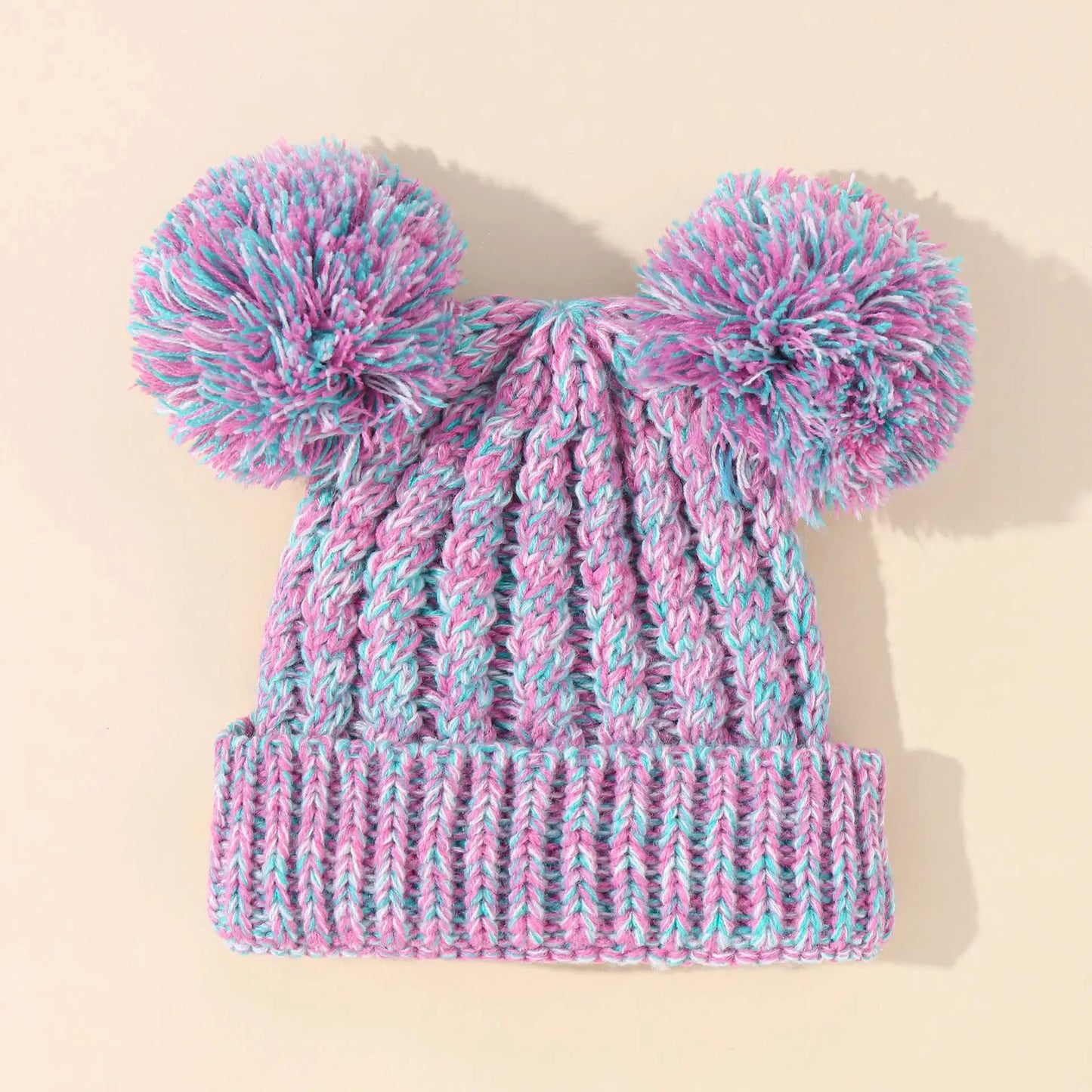 Double Pompom Beanie Candy