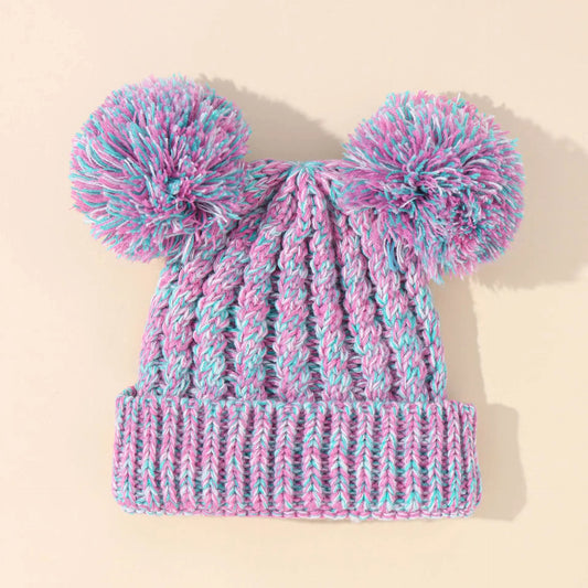 Double Pompom Beanie Candy