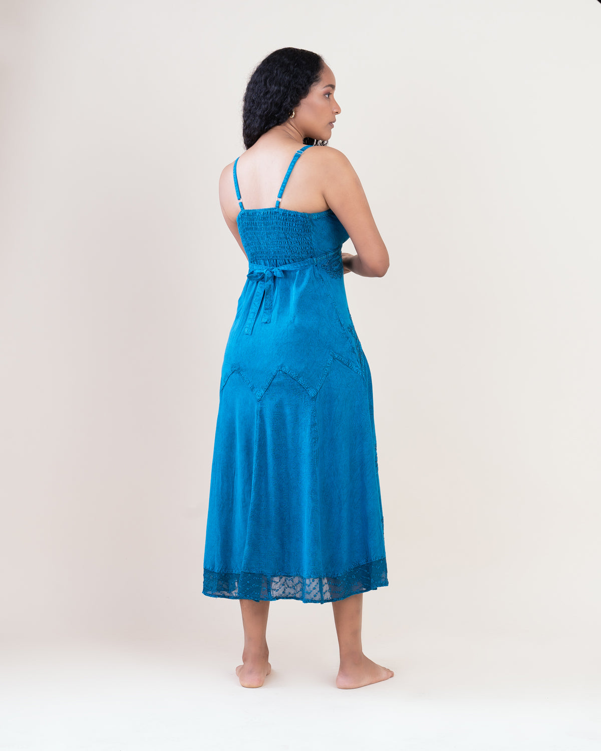 Traditional Turquoise Dress