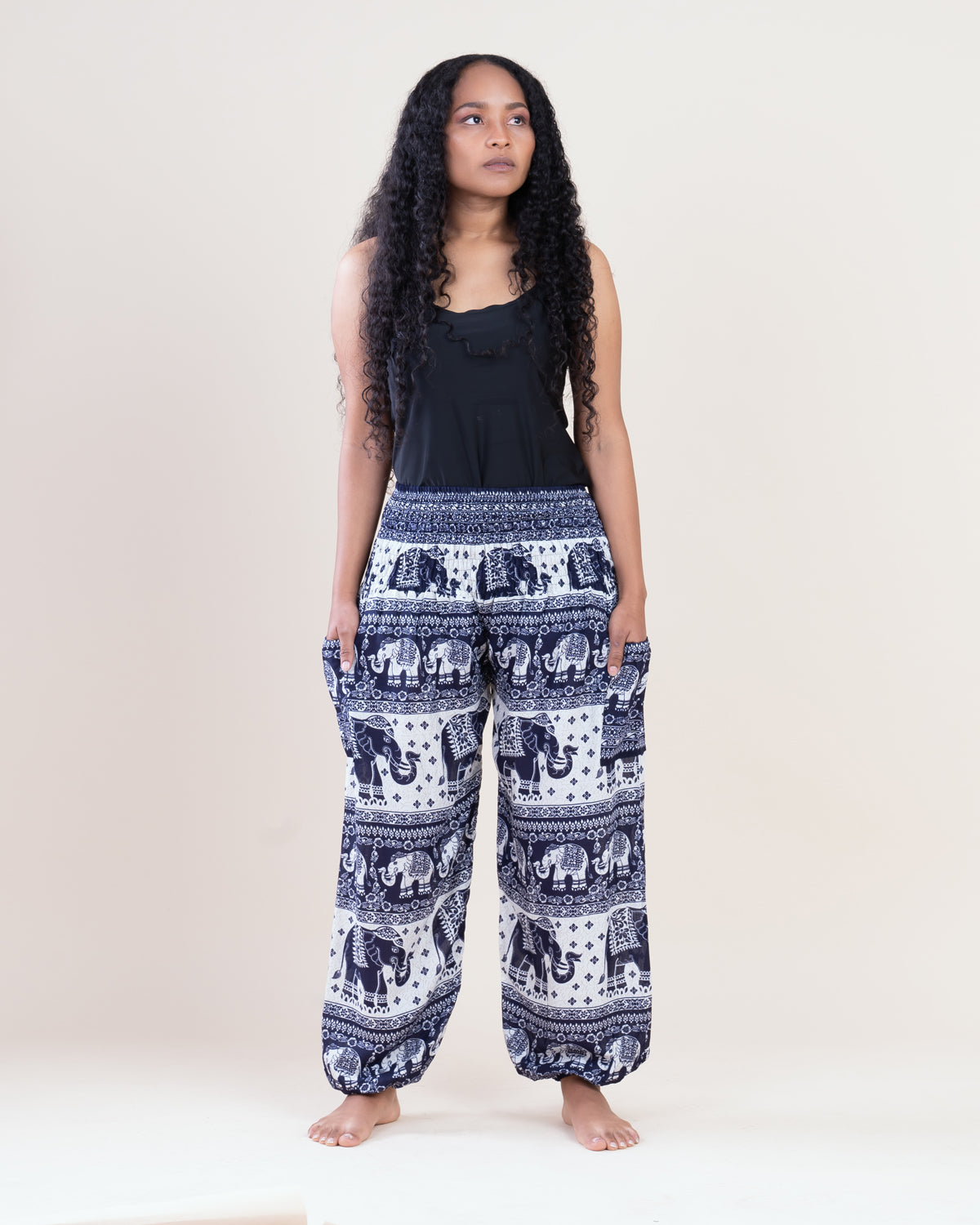 Elephant Pattern Pants