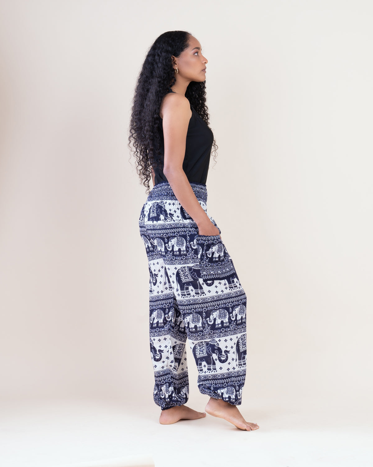 Elephant Pattern Pants